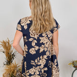 Karris Bubble Hem Mini Dress