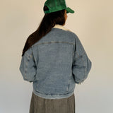 Margaret Denim Fur Jacket