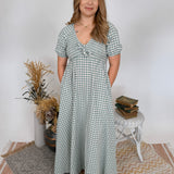 Nadia Smocked Maxi Dress