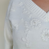 Coco Pearl Embellished Sweater