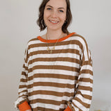 Merry Moments Striped Knit Top
