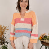 Lynette Striped Knit Top
