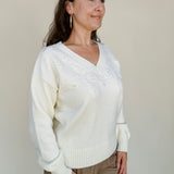 Coco Pearl Embellished Sweater