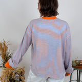 Everlyn Contrast Striped Top