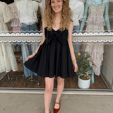 Julianna Solid Color Woven Dress