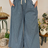 Miranda Striped Drawstring Pants