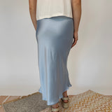 Surrendered Heart Satin Midi Skirt