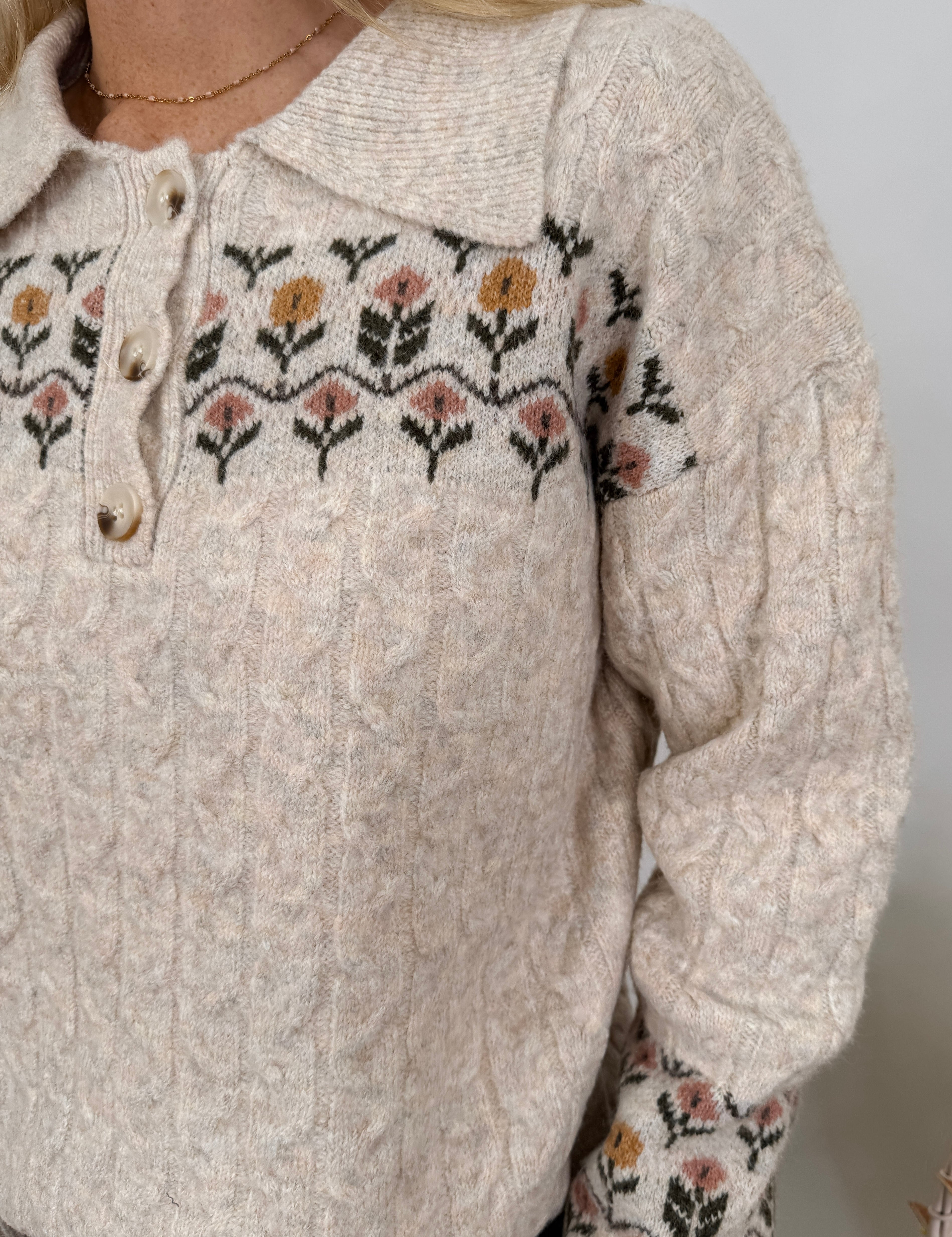 Marleigh Floral Sweater