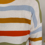 Rosetta Multicolor Striped Sweater