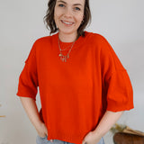 Kira Crew Neck Knit Top