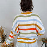 Rosetta Multicolor Striped Sweater