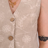 All In Embroidered Vest