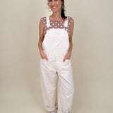 Hillary Polka Dot Top in mocha with cream polka dots and boat neckline — Paper Doll