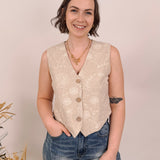 All In Embroidered Vest