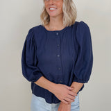 Mary Beth Button Up Blouse