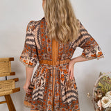 Claudia Multi Print Dress