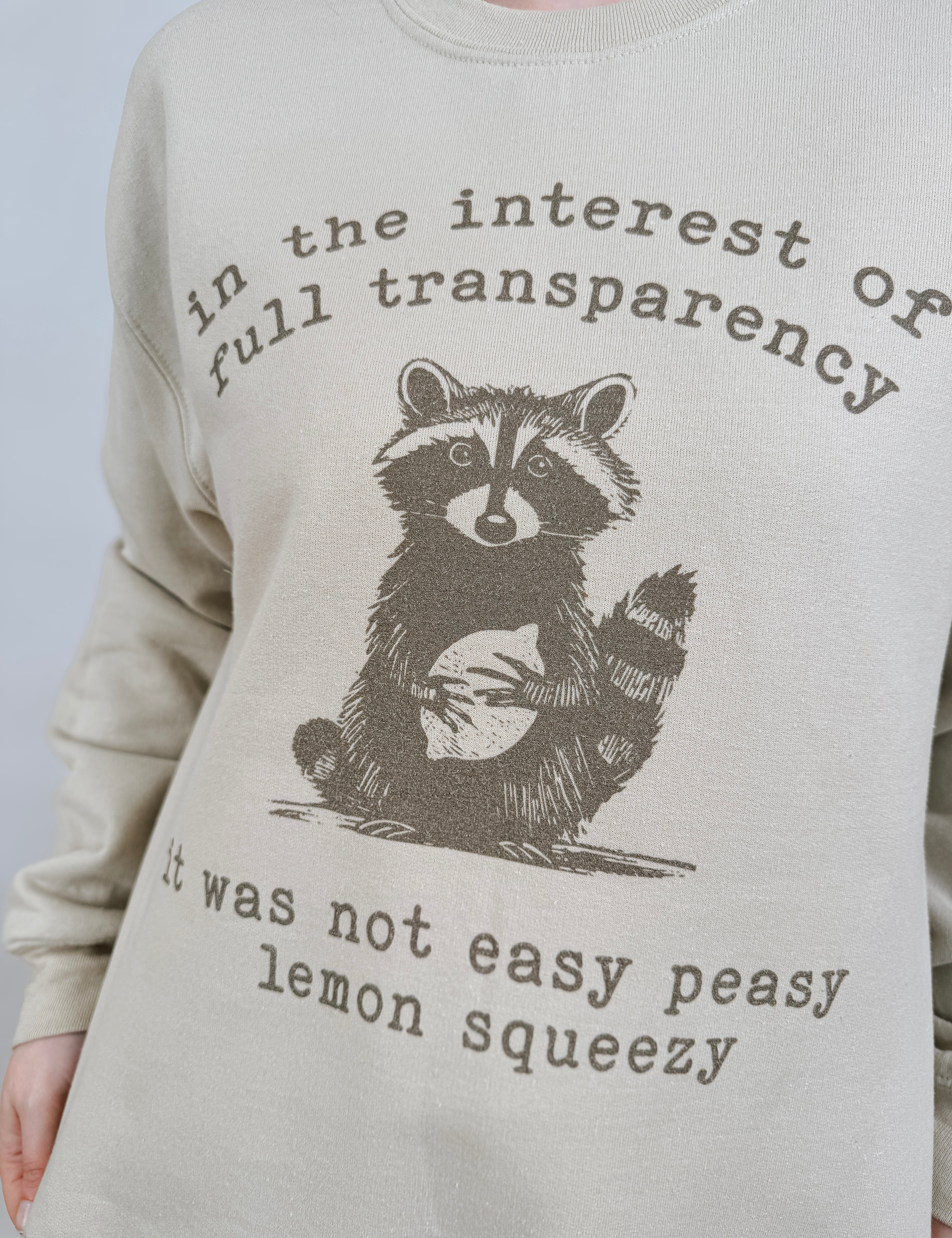 Full Transparency Sweatshirt