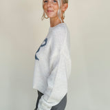 Rainey Ribbon Crew Neck Sweater