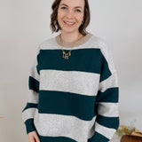 Dream Big Striped Sweater
