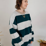Dream Big Striped Sweater