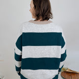 Dream Big Striped Sweater