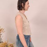 All In Embroidered Vest