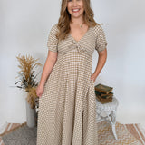 Nadia Smocked Maxi Dress