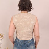 All In Embroidered Vest