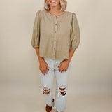 Mary Beth Button Up Blouse