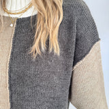 Jackie Color Block Sweater