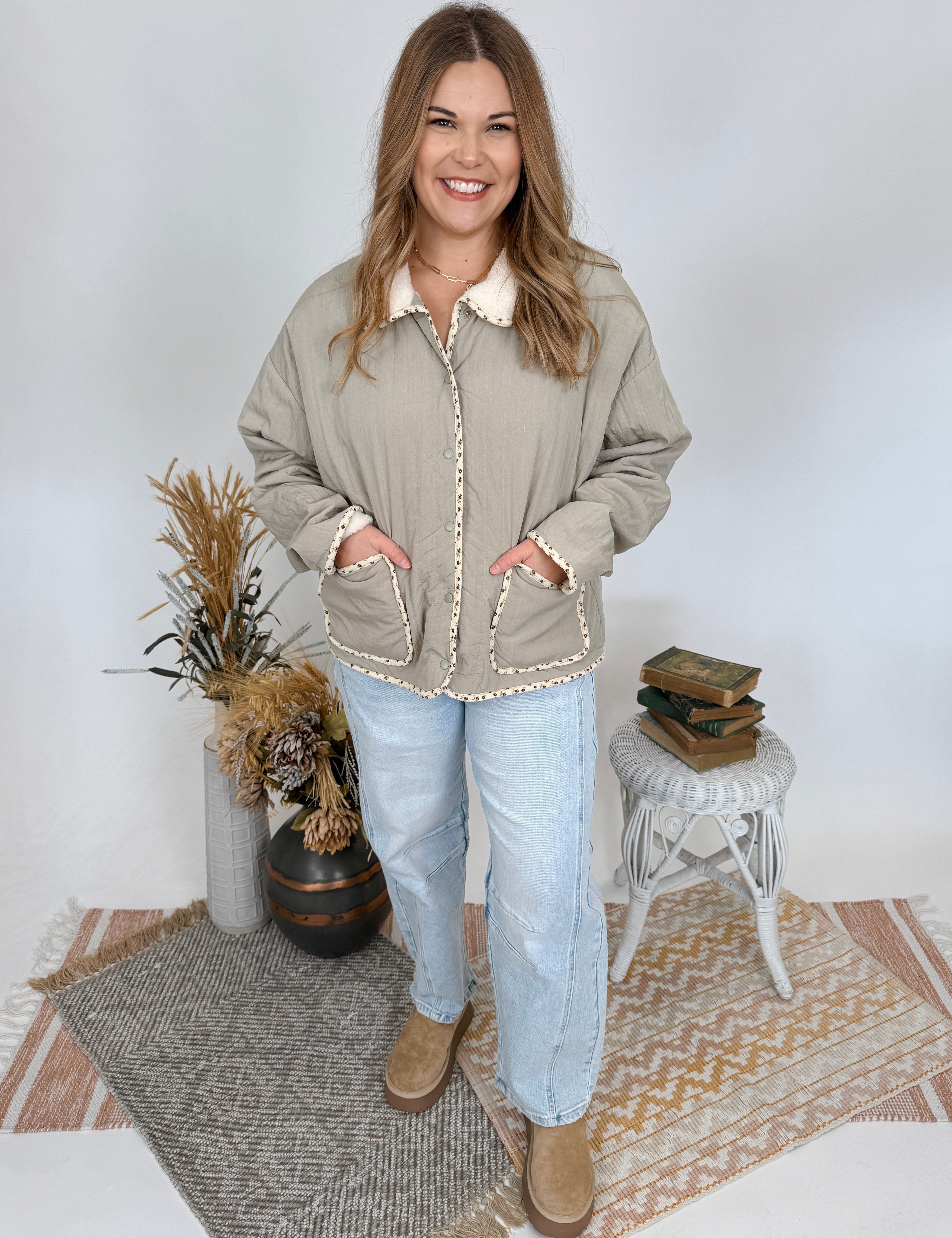 Eden Piped Trim Jacket
