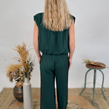 Shannon Pleated Top & Pant Set