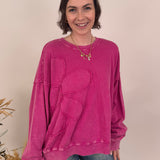 Lillian Flower Patch Sweatshirt