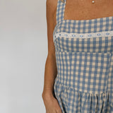 Little Miss Charming Gingham Maxi Dress