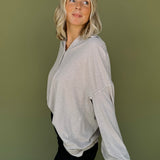 Lennox Mineral Washed Long Sleeve Knit Top