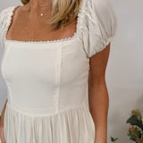 Crème BruLACE Maxi Dress