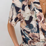 Julianne Floral Pintuck Midi Dress