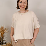 Main Attraction Waffle Knit Top