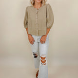 Mary Beth Button Up Blouse