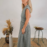 Brixton Gingham Midi Dress