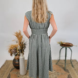 Brixton Gingham Midi Dress