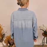 Alisha Button Up Denim Top