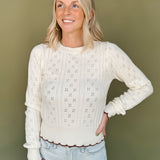 The Laura Pointelle Sweater