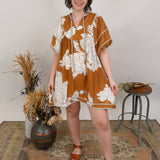 Class Act Floral Babydoll Dress