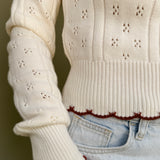 The Laura Pointelle Sweater