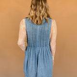 Victoria Denim Romper