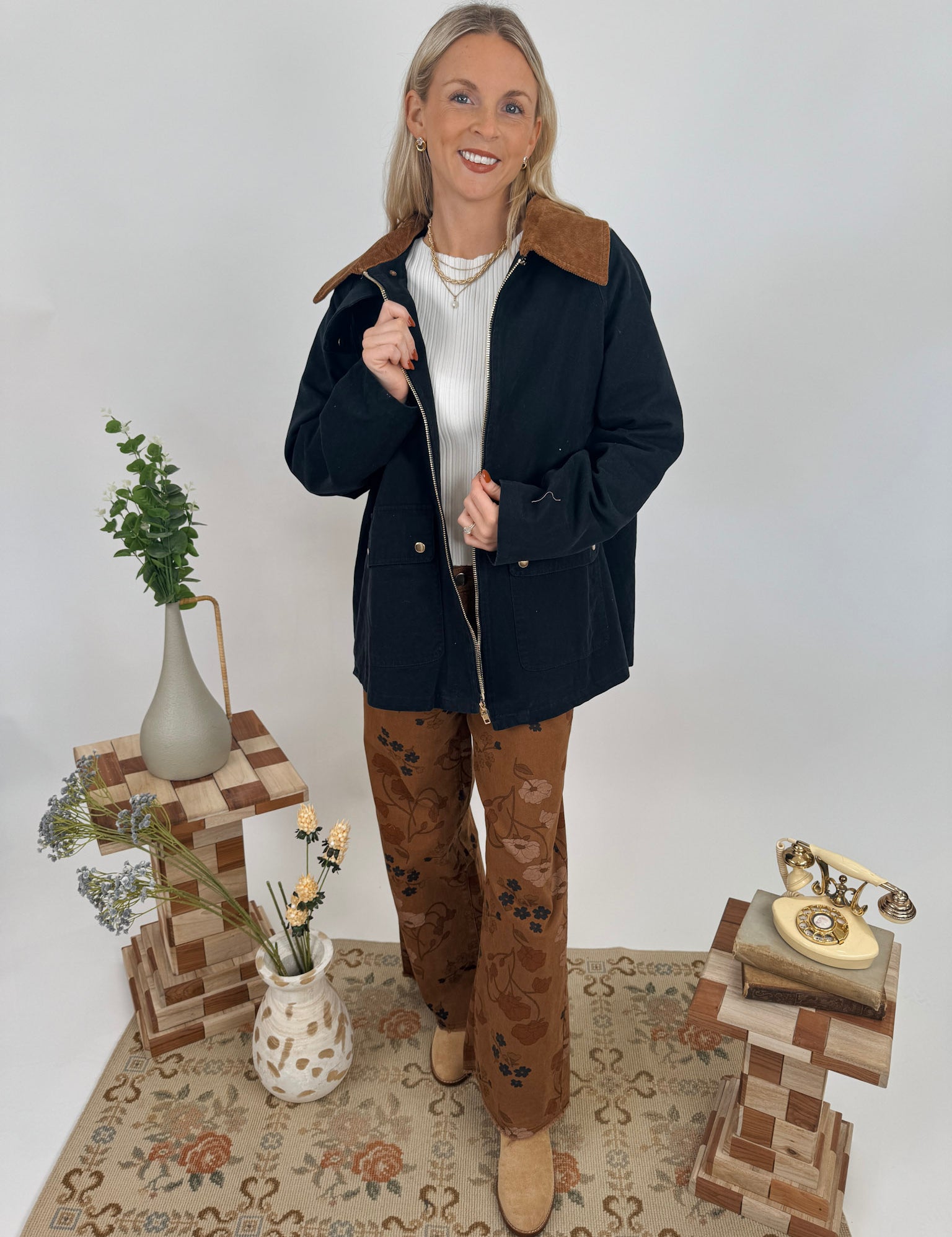 Nora Ann Floral Pants