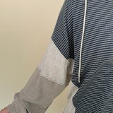 Nora Stripe Mix Mineral Washed Hoodie