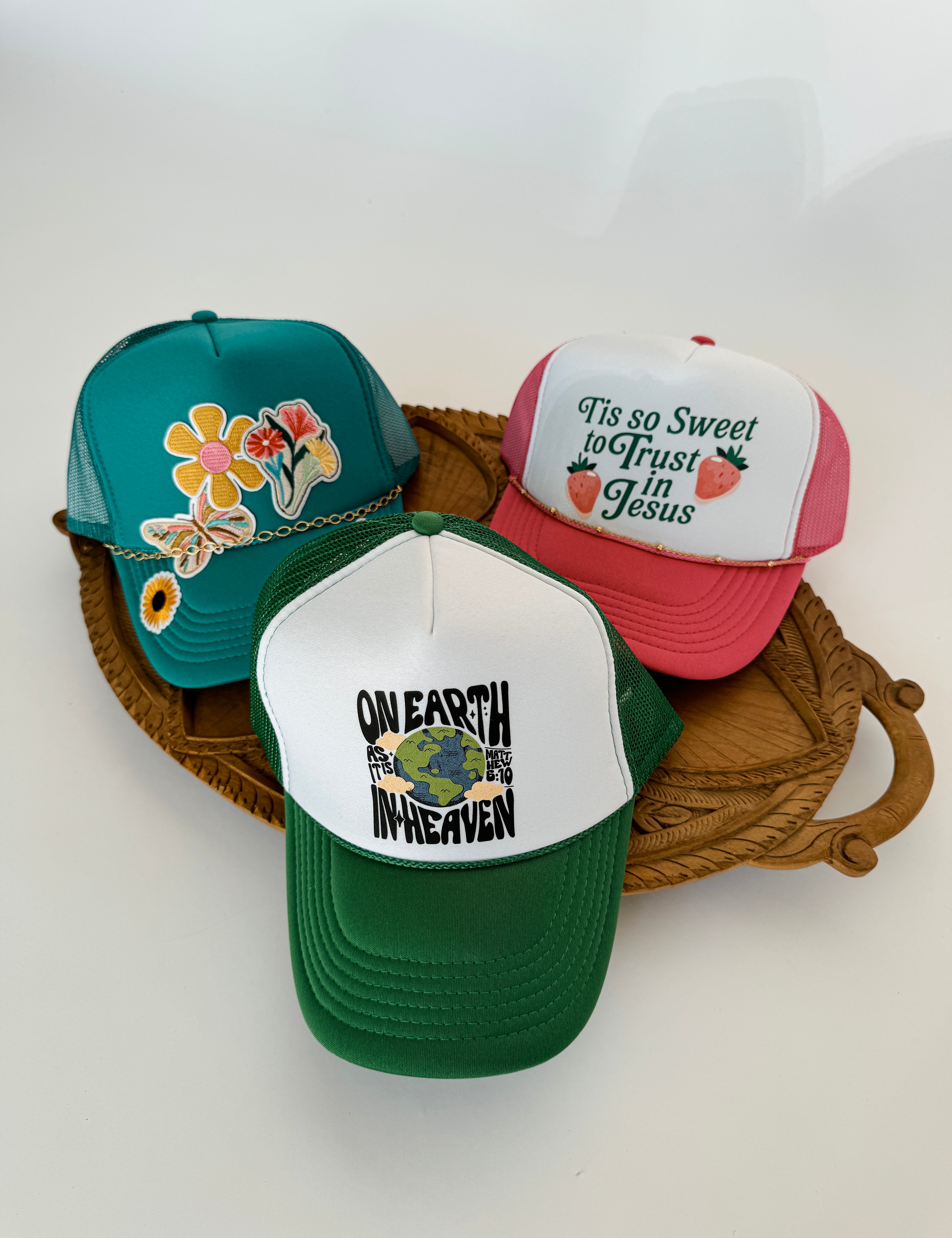 Sweet To Trust In Jesus Trucker Hat