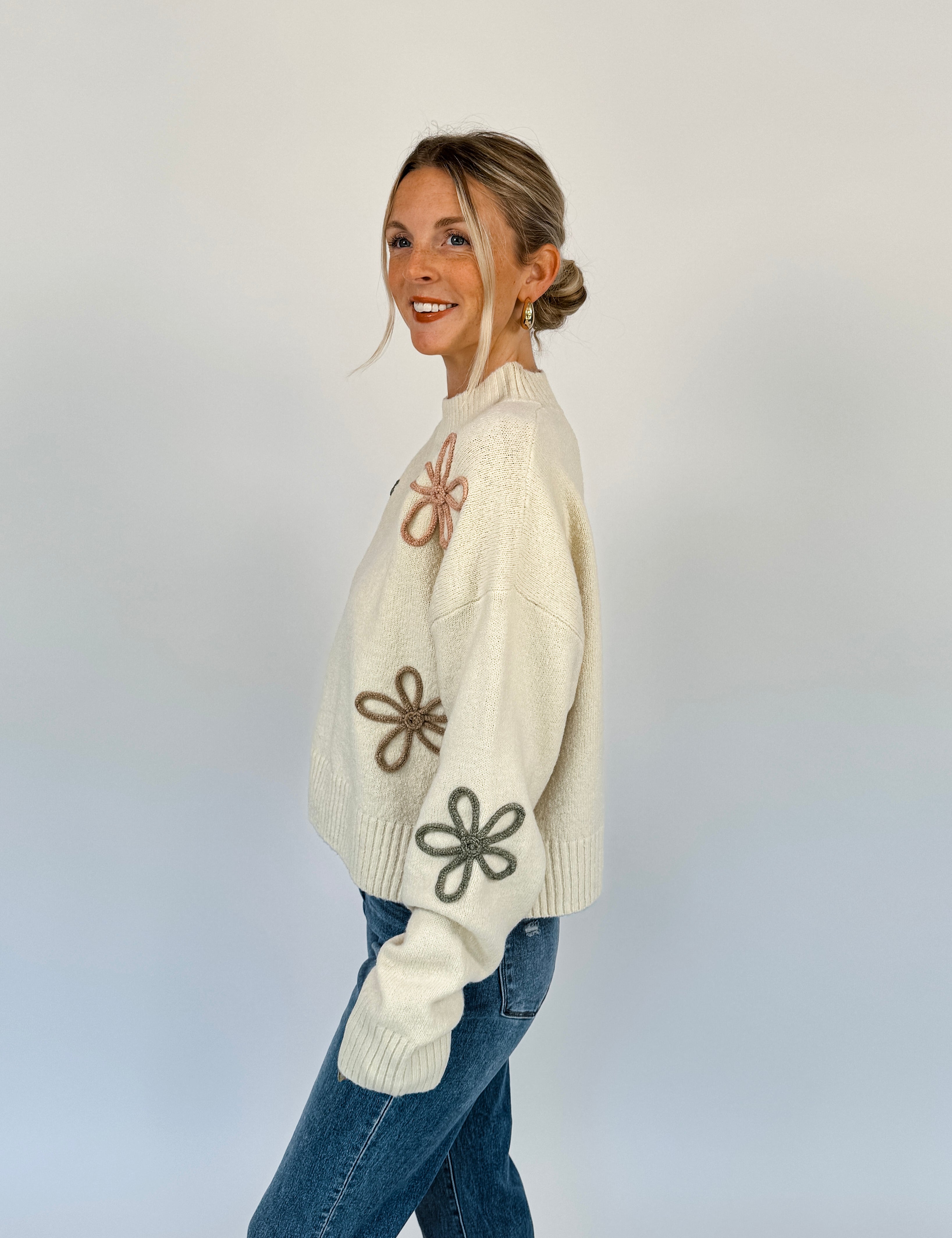 Lyla Flower Sweater